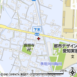 愛知県小牧市下末1216周辺の地図