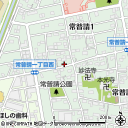 愛知県小牧市常普請1丁目179周辺の地図