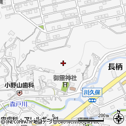 神奈川県三浦郡葉山町長柄周辺の地図