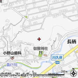 神奈川県葉山町（三浦郡）長柄周辺の地図