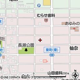 愛知県岩倉市東町東出口周辺の地図