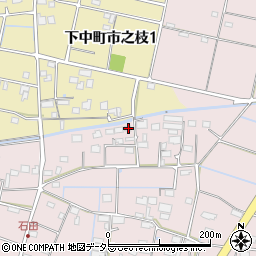 岐阜県羽島市下中町石田50周辺の地図