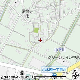 愛知県小牧市舟津2331周辺の地図
