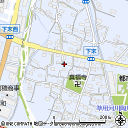 愛知県小牧市下末1205周辺の地図