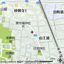 愛知県一宮市大和町妙興寺山王浦30周辺の地図