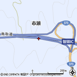 鳥取県八頭郡智頭町市瀬周辺の地図