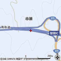 鳥取県東部広域行政管理組合八頭消防署　智頭出張所周辺の地図