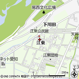愛知県一宮市東加賀野井江東1053周辺の地図