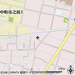岐阜県羽島市下中町石田28周辺の地図