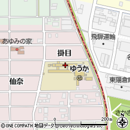 愛知県岩倉市東町掛目周辺の地図