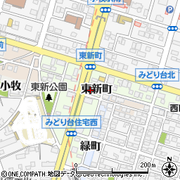 愛知県小牧市東新町132-1周辺の地図