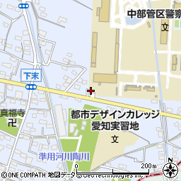 愛知県小牧市下末1450周辺の地図