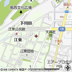 愛知県一宮市東加賀野井江東107-1周辺の地図