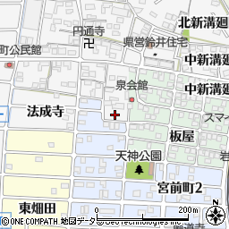 愛知県岩倉市鈴井町蔵前85周辺の地図