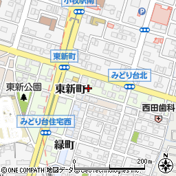 愛知県小牧市東新町47周辺の地図