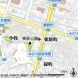 愛知県小牧市東新町131周辺の地図