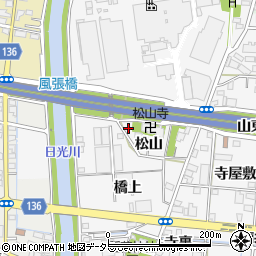 愛知県一宮市萩原町萩原松山577周辺の地図