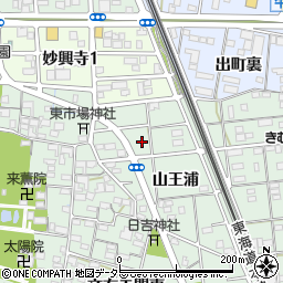 愛知県一宮市大和町妙興寺山王浦34周辺の地図