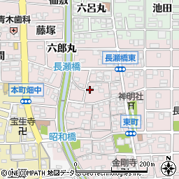 愛知県岩倉市東町東市場屋敷220周辺の地図