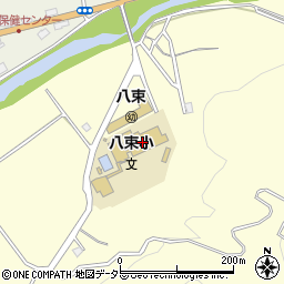 真庭市立八束小学校周辺の地図