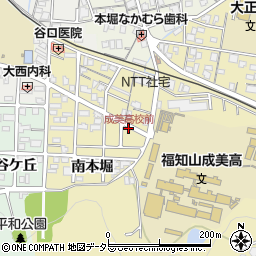 成美高校前周辺の地図