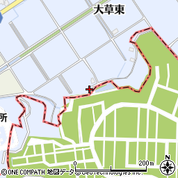 愛知県小牧市大草東62周辺の地図