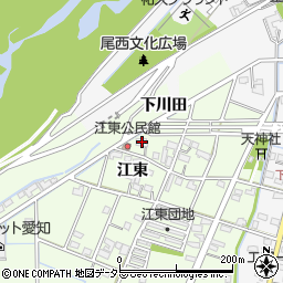 愛知県一宮市東加賀野井江東64周辺の地図