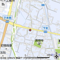 愛知県小牧市下末1201周辺の地図