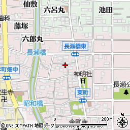 愛知県岩倉市東町東市場屋敷123周辺の地図