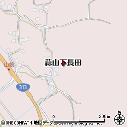 岡山県真庭市蒜山下長田周辺の地図