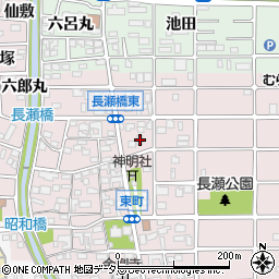 愛知県岩倉市東町東市場屋敷304周辺の地図