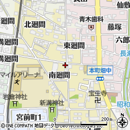 愛知県岩倉市本町南廻間6周辺の地図