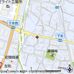 愛知県小牧市下末1195周辺の地図