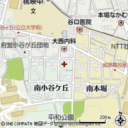 京都府福知山市南小谷ケ丘1304周辺の地図