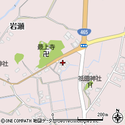 千葉県富津市岩瀬376周辺の地図