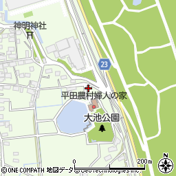 岐阜県海津市平田町勝賀1300-7周辺の地図