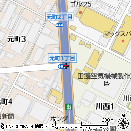 元町３周辺の地図