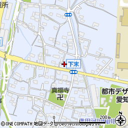 愛知県小牧市下末1235周辺の地図