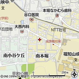 京都府福知山市南本堀1278周辺の地図