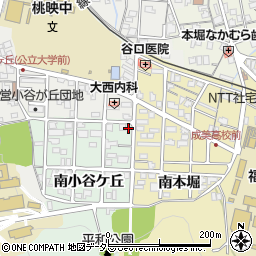 京都府福知山市南小谷ケ丘1305周辺の地図