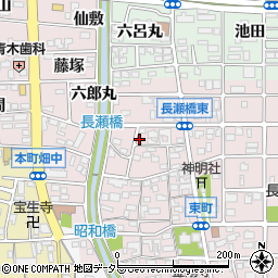 愛知県岩倉市東町東市場屋敷223-1周辺の地図