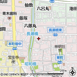 愛知県岩倉市東町東市場屋敷214周辺の地図