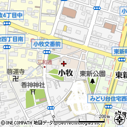 愛知県小牧市北外山入鹿新田5周辺の地図