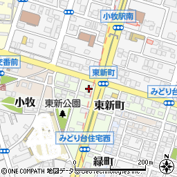 トヨタレンタリース名古屋小牧駅南店周辺の地図