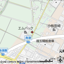 愛知県小牧市舟津646周辺の地図