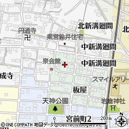 愛知県岩倉市泉町西新溝廻間1周辺の地図