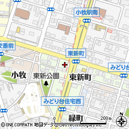 トヨタレンタリース名古屋小牧駅南店周辺の地図