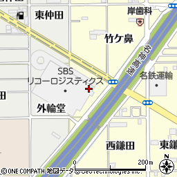 愛知県一宮市千秋町町屋比丘原周辺の地図