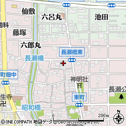 愛知県岩倉市東町北裏周辺の地図