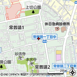愛知県小牧市常普請1丁目237-2周辺の地図